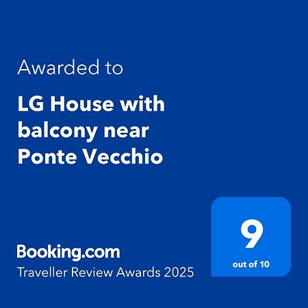 Apartament Lg House With Balcony Near Ponte Vecchio Florencja Zewnętrze zdjęcie